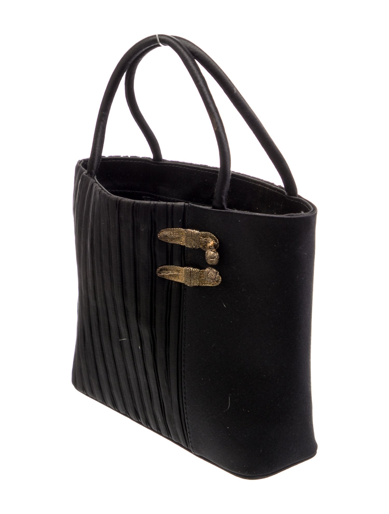 Christian Dior Satin Top Handle Bag